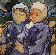 Vincent Van Gogh Two Little Girls Germany oil painting reproduction